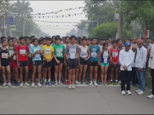 Gita Run: Kurukshetra में अंतर्राष्ट्रीय गीत महोत्सव के दौरान हजारों की भागीदारी