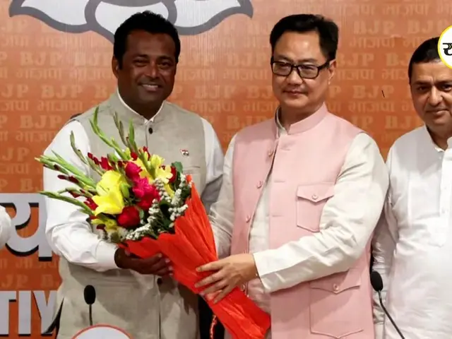 टेनिस दिग्गज लींडर पेस ने भाजपा में किया प्रवेश, पश्चिम बंगाल चुनाव से पहले