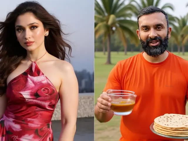 तमन्ना भटिया के ट्रेनर सिद्धार्थ सिंह ने लंच प्लेट को बांटा 4 हिस्सों में